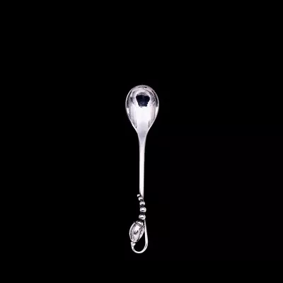 Georg Jensen. Silver Coffee Spoon 034 - Blossom / Magnolia. • $285