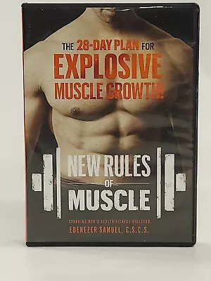 NEW RULES OF MUSCLE - 28 Day Plan For Explosive Muscle Growth DVD MEN's HEALTH • $19.99