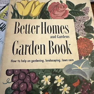 VTG Better Homes And Gardens -  Garden Book- 5 Ring Binder 1954 2nd Edition • £39.38