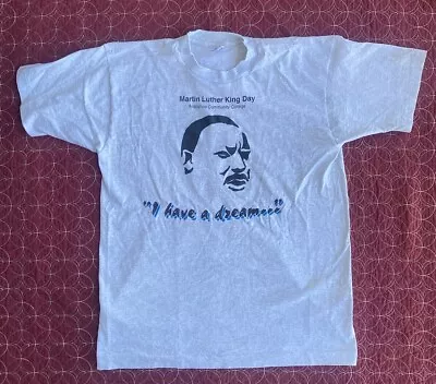 Vintage Martin Luther King Jr. Day I Have A Dream Shirt Fruit Of The Loom Tag XL • $40