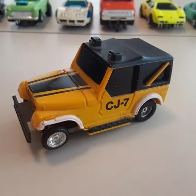 Vintage 1980 TYCO HO CJ-7 Slot Car HP-2 Chassis Yellow  CJ7  • $21.50