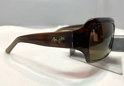 Maui Jim Palms Mj 111-01 Chocolate Fade With Hcl Bronze Polarized Sunglasses 8 • $155