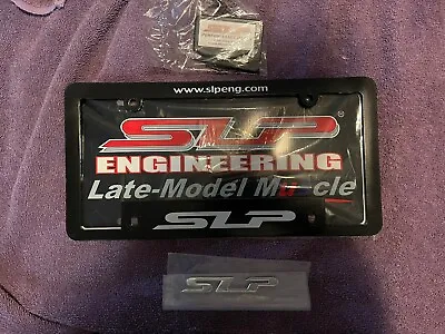 Slp Engineering License Plate Frame Emblem Camaro Ss Z28 Ws6 Firehawk Gtp Gxp • $500