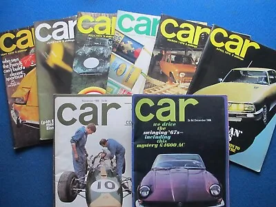 CAR  Magazine : 1966 - 1973    - Choose Which Issues You Need • £4.99