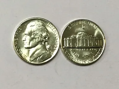 1943 D Jefferson Nickel Uncirculated Bu 35% Silver War Nickel! Nice Coin! • $10.99