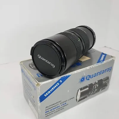 Quantaray 85-210mm F3.8 Auto Zoom - Macro/Zoom For Minolta Xd M/MD Mount • $49.97