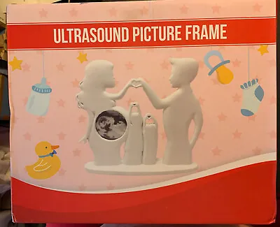 Ultrasound Picture Frame Family ❤️ Baby NEW Resin White Generic Parents • $29.99