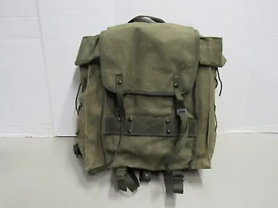 Vintage Italian Alpine Mountain Rucksack BackPack Military Italy BROKEN BUCKLE • $125