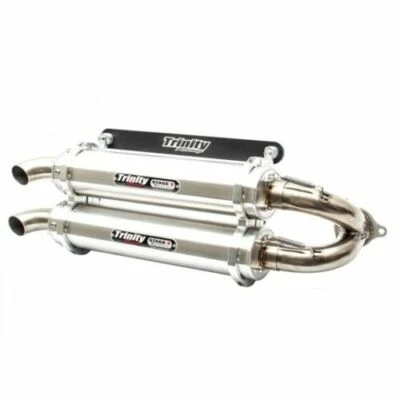 Trinity Racing Stage 5 Slip-On Exhaust For 2019-2025 Honda Talon | Black TR-4169S-BK