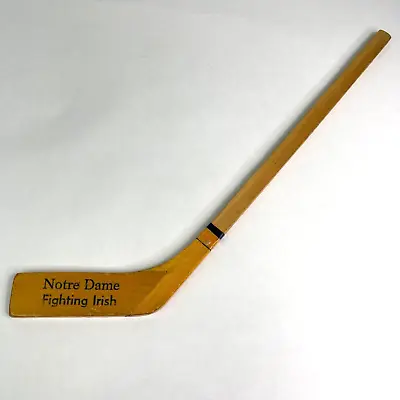 Vintage Notre Dame Hockey Stick Souvenir Louisville Game Collectible Wood • $19.95