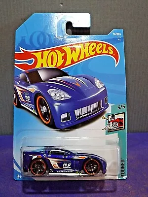 Hot Wheels 2018  TOONED  C6 CORVETTE Tooned Series 3/5. Long Card. • $6.50