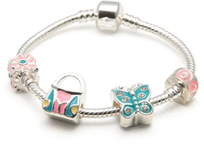 LIBERTY CHARMS Children's 'Butterfly Heaven' Charm Bracelet • £9.99