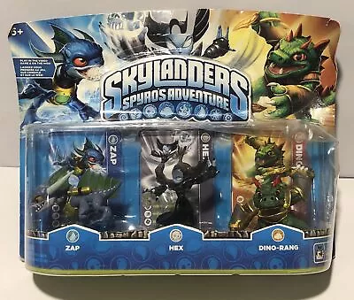 Skylanders Spyro's Adventure Zap Hex & Dino-Rang Triple Pack Package Wear • $24.99