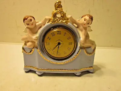 Vintage White Ceramic LUX CLOCK MFG. CO. Waterbury Conn U.S.A. • $65.23