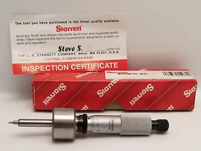 Ls Starrett V263mrl Micrometer Head Bnib Edp 55962 • $60