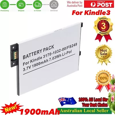 New GP-S10-346392-0100 Battery For Kindle 3 III Kindle3 Keyboard EReader D00901 • $31.95