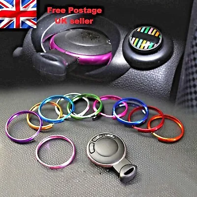 Ring For MINI Protective Aluminum R55 R56 R57 R58 R59 R60 Cooper Key Fob • £2.89