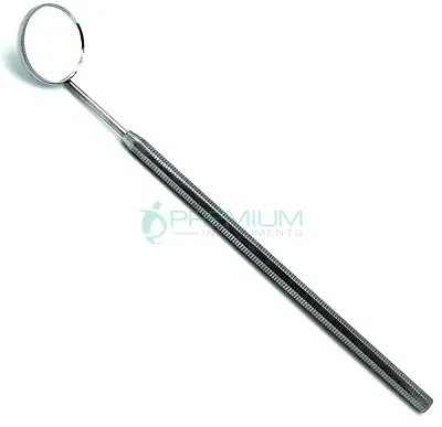 Dental Mirror # 5 Stainless Steel Oral Care Octagonal Handle UPGRADED Instrument • $5.99