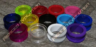 Acrylic Screw Flesh Tunnel Ear Plug Taper Earring Stretcher Plug Ear Tunnel  • £3.45