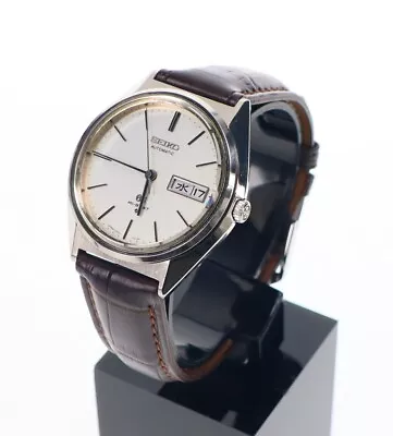 Vintage GS Grand Seiko Hi-BEAT 5646-7011 Automatic Watch Silver 25J Japan • $459