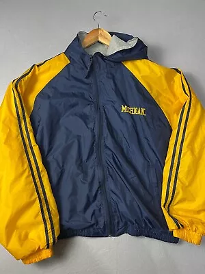 Vintage Steve And Barrys Michigan Wolverines Mens Jacket Size Large • $39.50