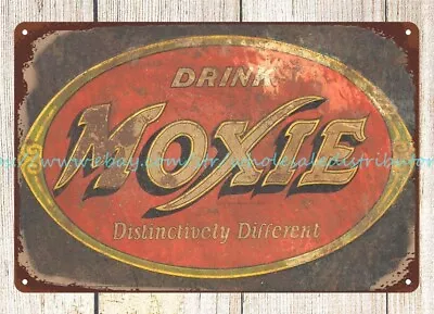 Moxie Drink Metal Tin Sign Mancave Reproduction & Metal Advertising Wall Decor • $18.96