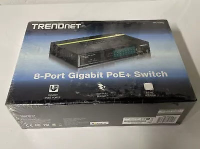 Trendnet TPE-TG80g 8 Port Gigabit PoE+ Switch New In Box • $49.99