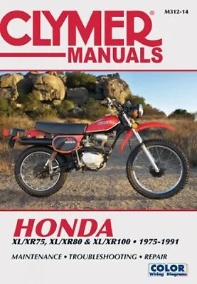Clymer Repair Service Shop Manual Vintage Honda XL75/80S/100S XR75/80/80R/100/R • $44.95