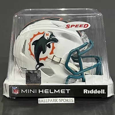 Miami Dolphins 1997-2012 Riddell NFL Speed Throwback Mini Football Helmet • $34.99