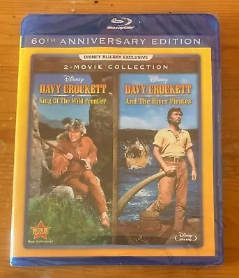 Davy Crockett King Of The Wild Frontier/The River Pirates EXCLUSIVE DMC Bluray • £38.55