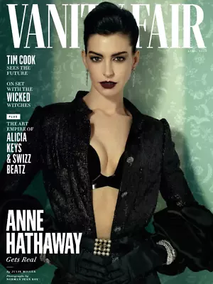 Vanity Fair (UK) Magazine - April 2024 - Anne Hathaway - Wicked - Tim Cook • £10.99