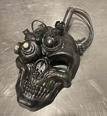 £24 • Buy Cyborg Skull Steampunk Mask Cyber Goth Punk Robotic Cosplay Handmade Art Mask