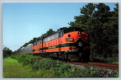 Railroad Locomotive Postcard - Cape Cod RR • $4.50
