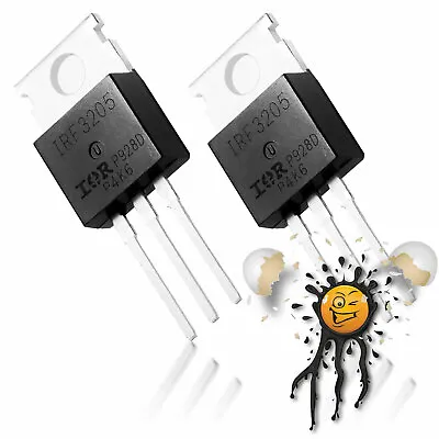 2pcs IRF3205 IRFZ44N N Channel HEXFET Mosfet Arduino PWM TO-220 • $3.32