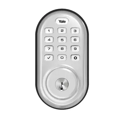 Yale Assure Lock YRD 216 Keypad Deadbolt Satin Nickel Zwave Plus Compatable • $36