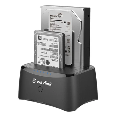 £23.99 • Buy 2.5/3.5  USB 3.0 To SATA Dual Bay External Hard Drive SSD HDD Docking Station