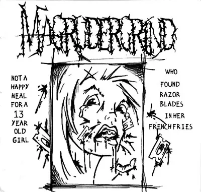 MAGRUDERGRIND / VOMIT SPAWN Split 7  Black Vinyl Grindcore HELLNATION • $9.79