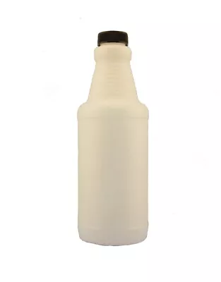 16 Ounce Carafe Bottle With 28/400 Neck With Caps--HDPE--Natural---Lot Of 15   • $14.99