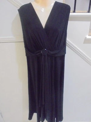 $19.79 • Buy Stitches Size 16 Black Cocktail Special Occasion Dress