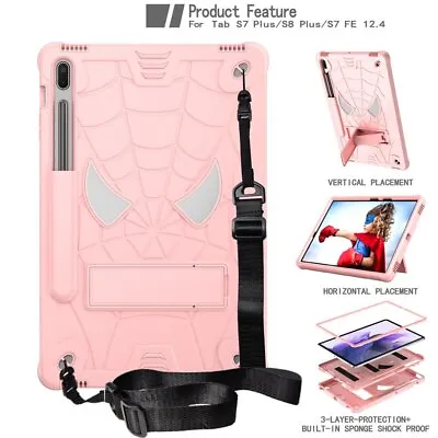 Tablet Case For Samsung Tab S7 Plus SM-T97012.4 Inch S7 FE SM-T730 S8+ SM-X800 • $36.28