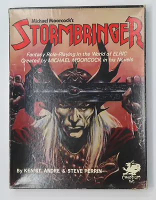 STORMBRINGER RPG Box 1981 Based On Michael Moorcock's ELRIC SAGA No DICE • $150