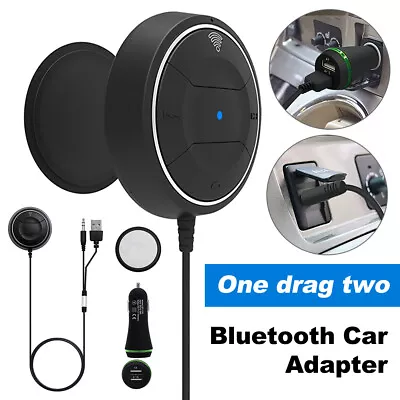 Bluetooth Handsfree Car Kit Bluetooth Music Audio Receiver Wireless NFC AUX • $29.44