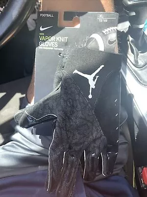 Nike Jordan Vapor Knit Football Gloves Men's Large Black (New) • $24