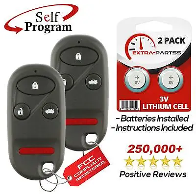 2 For 1998 1999 2000 2001 2002 Honda Accord Keyless Entry Remote Key Fob • $15.66