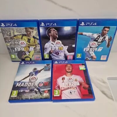 5 X Game Bundle - PS4 Sony Playstation 4 - 20 19 18 17 + Madden 16 Football • £6.99