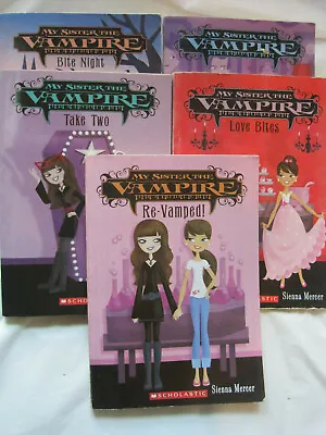 Lot Of 5~My Sister The Vampire Series~Re-Vamped Two Bites Night School~LBDSA • $14.99