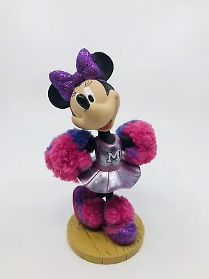 Disney Parks MINNIE MOUSE Bobblehead Figurine Cheerleader PomPom Resin • $16.68