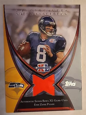 2006 Topps Gamebreakers Super Bowl XL Game Used End Zone Pylon! Matt Hasselbeck • $24.99