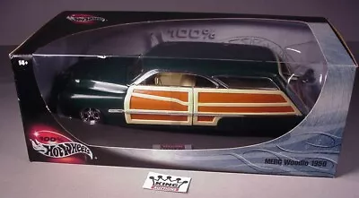 1950 Mercury Woodie Station Wagon Diecast Metal Car 1:18 Scale Model MIB NRFB   • $47.99