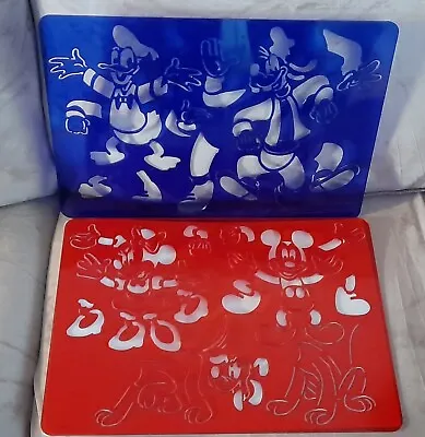 Mickey Mouse & Friends Stencil Kit Mickey Minnie Goofy Pluto Donald DISNEY Store • $11.37